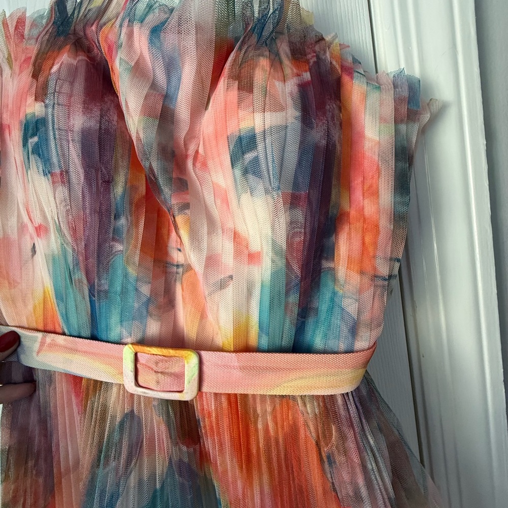 Hutch Strapless Multicolor Maxi Dress - Picture 4 of 8